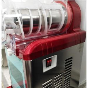 Red Color Deluxe Electric Ice Slush Machine , Luxury Cube Small Slush Machine