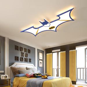LED Child Chandeliers Study Creative Remote control bat Ceiling Lights(WH-MA-238