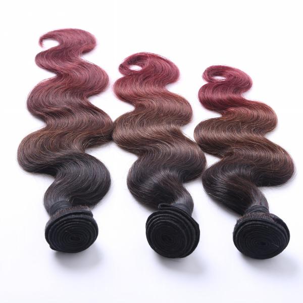 8-30 Inches 100% Human Hair Extension Ombre 3 Color Body Wave Brazilian Hair