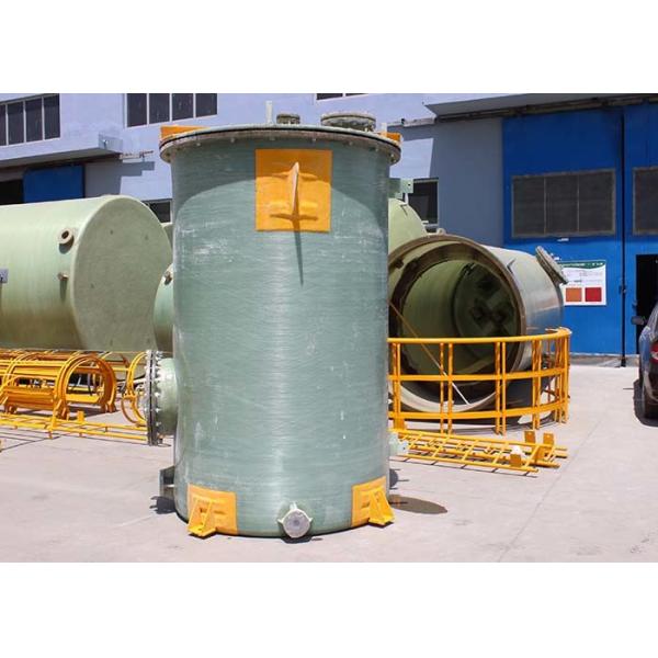 Buy Cylindrical Frp Vertical Mixing Tank Liquid Alkali Resistant Harmless Treatment at wholesale prices