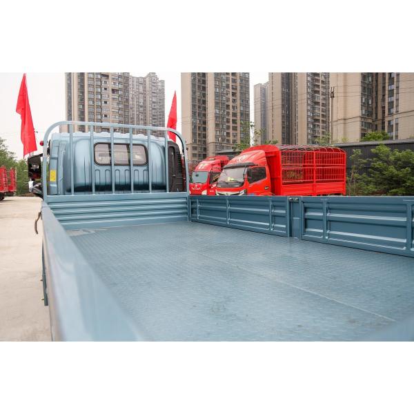 Small Used Cargo Truck FAW Single Cab 2 Seats Flat Box Loading 2 Tons Fast Gearbox