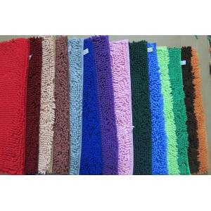 Chenille floor mat polyester material pile height 12mm