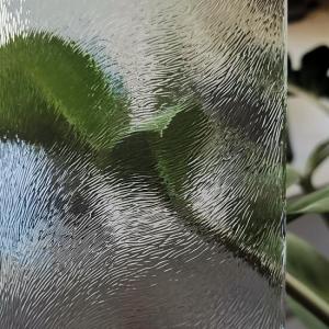 Chinchilla 4MM Clear Textured Tempered Glass Panels Drilling Aqualite Kasumi