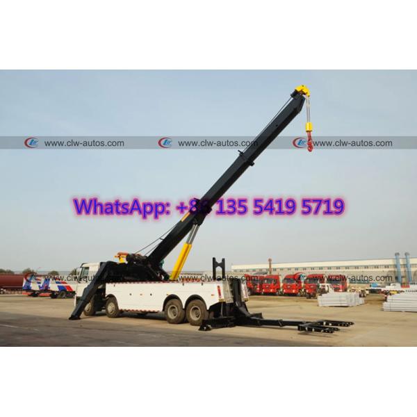HOWO 8x4 371HP 420HP 360 Degree Rotation Road Wrecker Truck