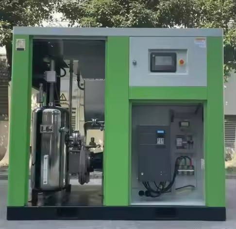 37KW Oil-free Lubrication Variable Frequency Medium Pressure Screw Air