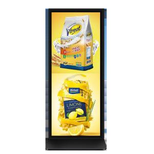 70 inch Full Screen 4k Floor Standing Digital Signage TFT LCD Touch Screen Kiosk