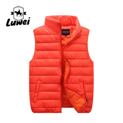 2022 Custom Lightweight Waistcoat Warm Bubble Utility Sleeveless Vest Mens