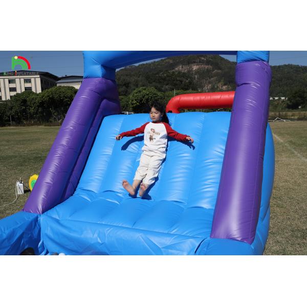 Outdoor Commercial Inflatable Bouncer Combo Bounce House Kids Party Bouncy Castle With Slide Ball Pit Climbing Obstacle Blower