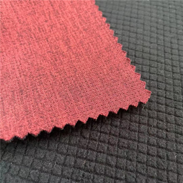 Buy 100 Polyester Jersey Bonded Fabric 75D 350gsm 150cm Waterproof Windproof at wholesale prices