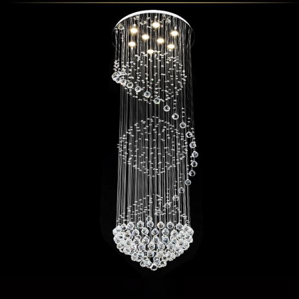 Buy Interior Villa Staircase Crystal Pendant Light Fashionable For Corridor at wholesale prices