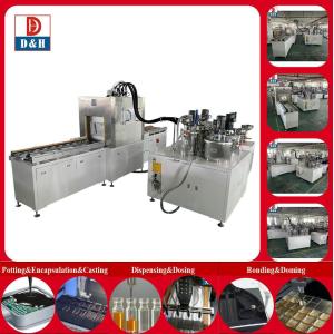 Automatic Electronics Parts Production Vacuum Chamber Glue Potting Machine