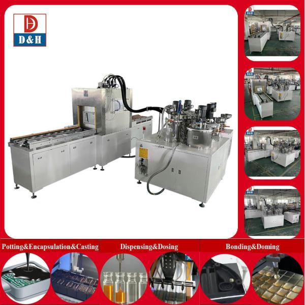 Automatic Electronics Parts Production Vacuum Chamber Glue Potting Machine