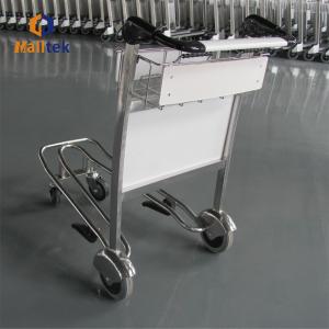 Stainless Steel Airport Trolley With Four Wheels