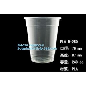 Biodegradable Disposable Cornstarch CPLA Cup,90mm CPLA hot drink cup lid for