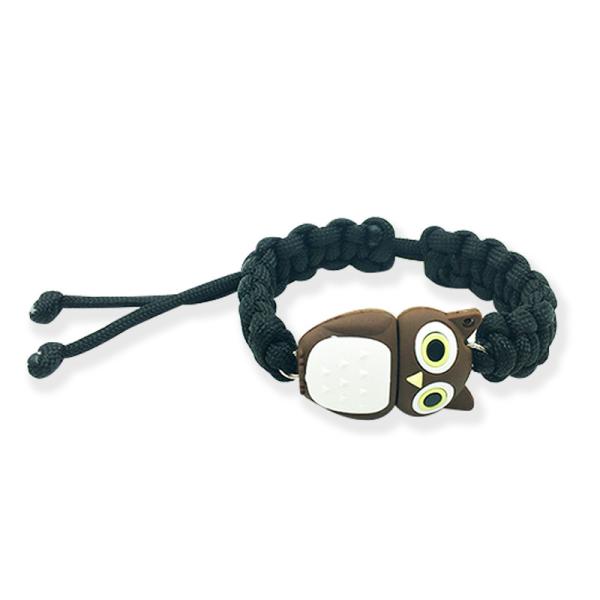 Buy Teenagers' Favorite Style Wristband USB Stick Owl Shaped Strap at wholesale prices