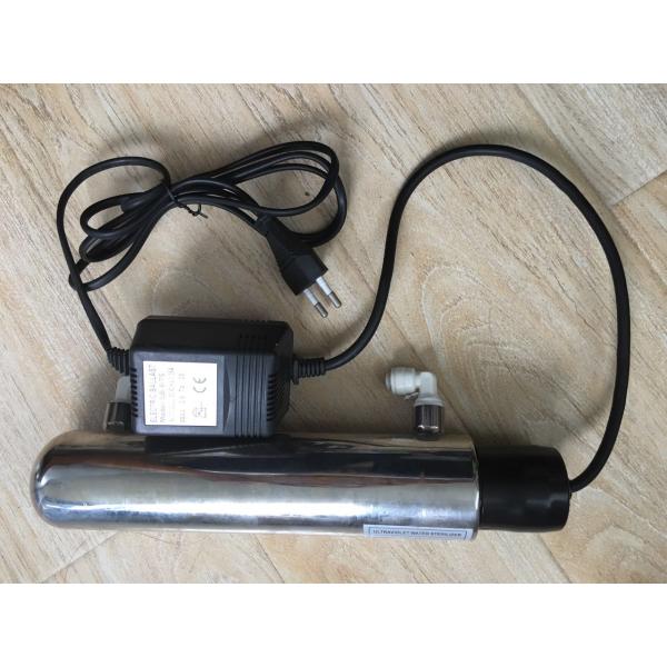 304# stainless steel 1.36 T / H 25 Watt UV Water Sterilizer For Home 6GPM No Dead Angle