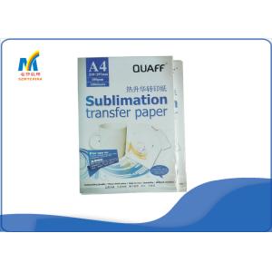 Quality A4 Size Polyester T Shirt Sublimation Transfer Paper For Pigment Ink for sale