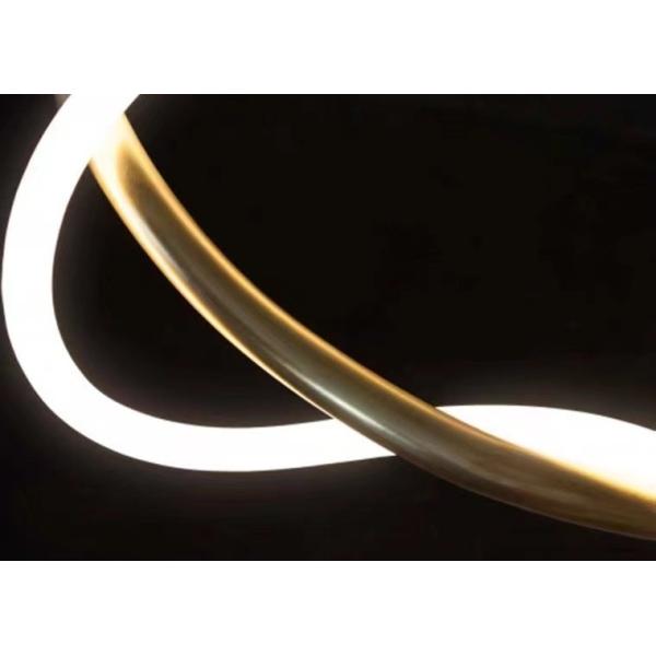 Manufacturer modern interior design pendant lighting rope gold metal hanging ceiling lamps creative led chandelier