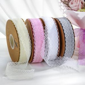 Latest High Quality flower lace ribbon crochet lace roll ribbon