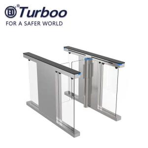 Transparent Acrylic Speed Gate Turnstile Access Control System