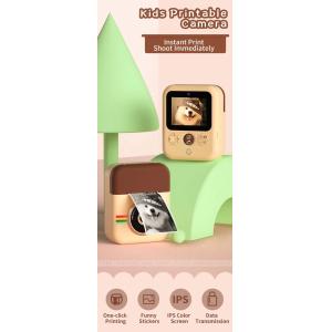 Small Compact Childrens Printable Camera Selfie Digital 1080P Thermal