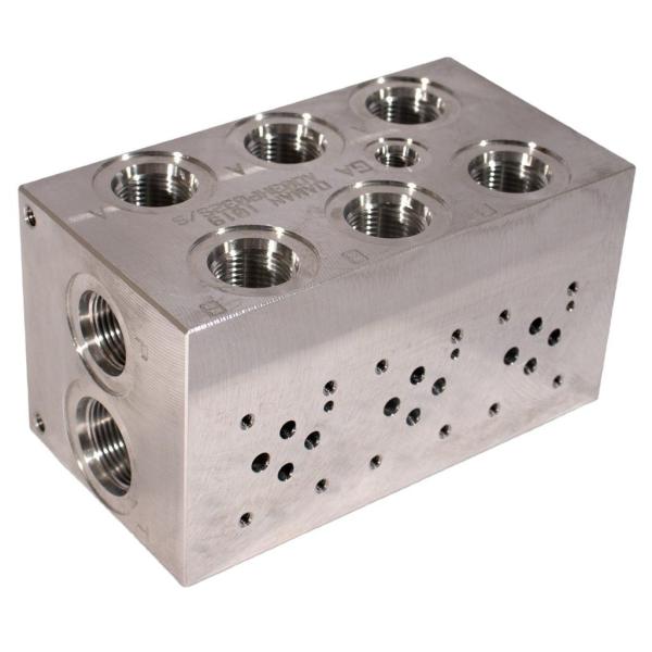 Buy G3 / 8" OEM Hydraulic Manifold Valve Blocks Flow Control at wholesale prices
