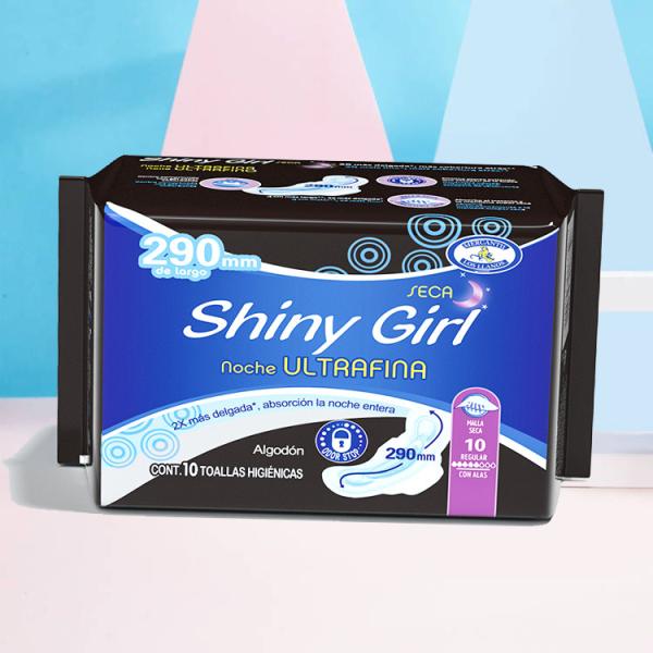 Buy Day & Night Time Women Sanitary Napkins Custom Disposable Cotton Surface at wholesale prices