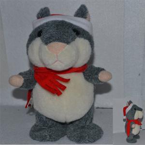 Quality Recording &amp; repeating &amp; walking Plush Toys cute hampster toys for sale