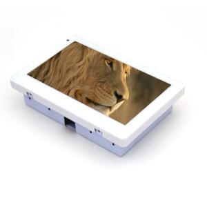 Glass Wall Mounted SIBO Android Tablet With NFC 3 Color LED Bar For Meeting Room