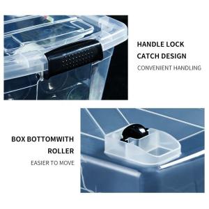 Recyclable Bin Household Multifunction Large Stackable Clothes Clear Transparent