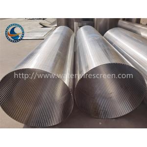 Ss304 Od600mm Johnson Wedge Wire Filter Screen Tube For Hydropower Plants