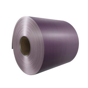 Quality PVDF Coating Purple Copper Silver Brushed Aluminum Coil for sale