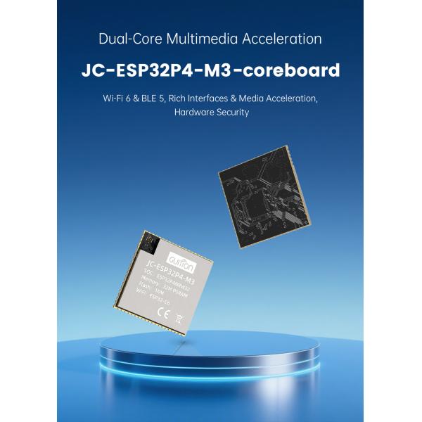 JC-ESP32P4-M3-C6 Silver Gray ESP32 Display Unit 3.3V Operating Voltage for Business Solutions