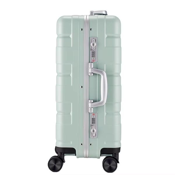 Outdoor Travel Trolley Suitcase Sets with Aluminum Trolley and 360 Degree Spinner Wheel