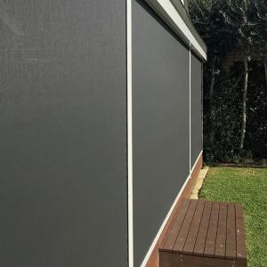 Remote Control UV Proof Zip Track Blinds For Garden