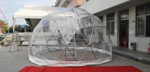 Quality Outdoor Clear Inflatable Bubble Tent , Inflatable Medical Tent Dia 5m for sale