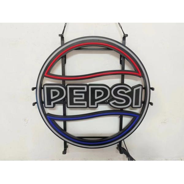 Custom Logo New Design PEPSI PVC Led Neon Sign
