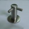 45mm round base solid stainless steel durable double towel hook for sale