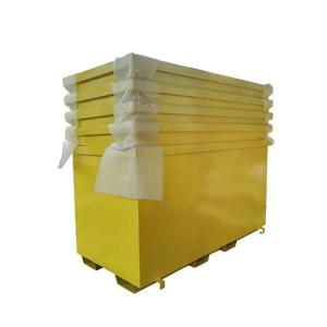 Outdoor Stackable Steel Scrap Bin Industrial Waste Chain Lift Bins Skip Hopper