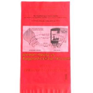 Biodegradable Biohazard Specimen Bag, Biohazard Specimen Transport Bag, Medical