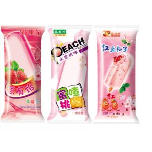 Custom Frozen Middle Sealing Disposable Popsicle Wrappers Ice Cream Plastic