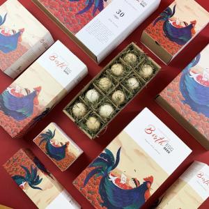 Customized Paper Egg Packaging Boxes for 12 Holes Stackable Chicken Ostrich Gift
