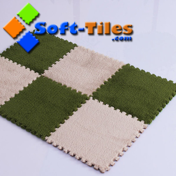 Buy 80kg/Cbm 30*30*1.0cm Interlocking Plush Carpet Tiles at wholesale prices