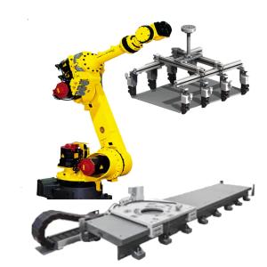 China 6 Axis Industrial Robot Arm R-1000iA With CNGBS Linear Tracker And Robot Gripper For Pick And Place on sale