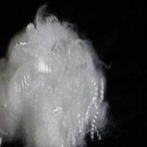 Virgin Polyester Staple Fibers White Eco-Friendly PSF Customizable Crimp