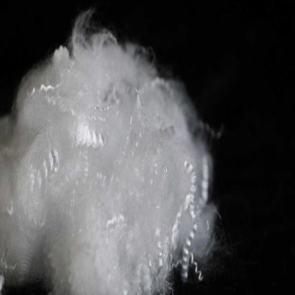 Buy Virgin Polyester Staple Fibers White Eco-Friendly PSF Customizable Crimp at wholesale prices
