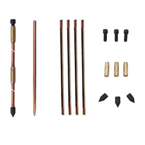 CE Certified Lightning Protection System Copper Bonded Ground Rod 1200mm