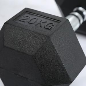 hexagonal dumbbells 10kg, hexagonal rubber dumbbells 10kg, hexagonal dumbbells