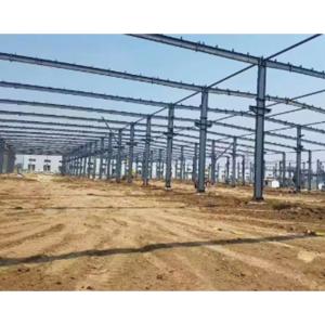 Temporay Prefabricated Steel Warehouse Customized Prefabricated Steel Frame
