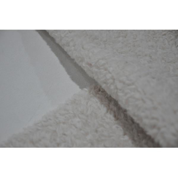 Buy 600gsm Fur Solid Sherpa Coating Suede Polar Fleece Fabric at wholesale prices